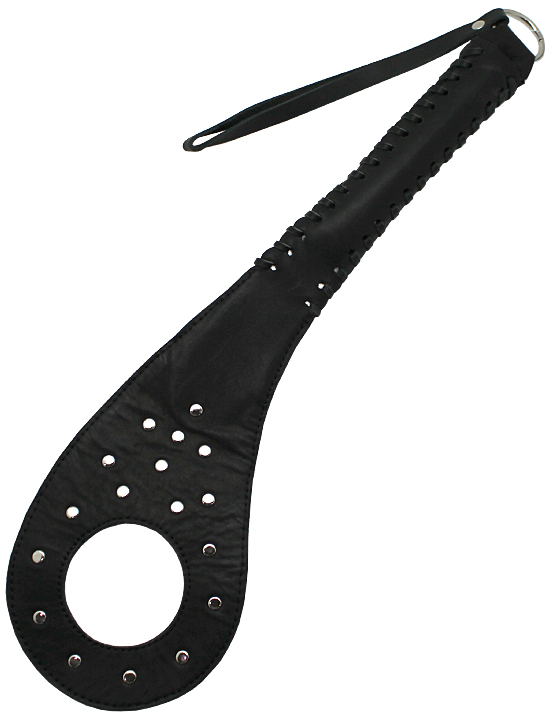 Хлопушка с металлической фурниторой, чёрная