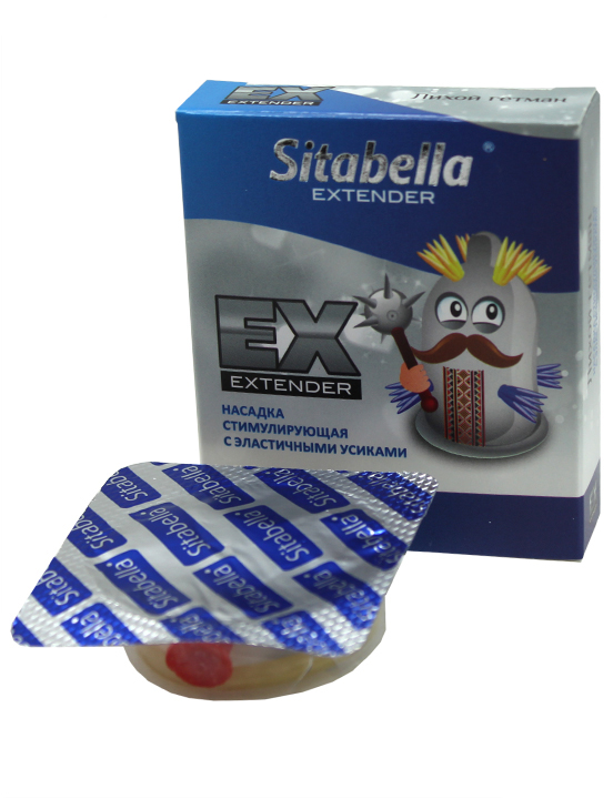 Насадка стимулирующая Extender «Лихой гетман» с эластичными усиками