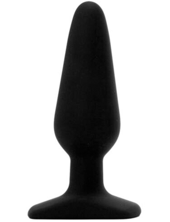 Плаг из ультрабархатистого силикона 5,5", чёрный 