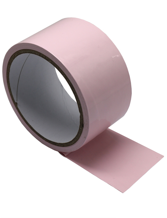 Скотч для бондажа, розовый, длина 17 м