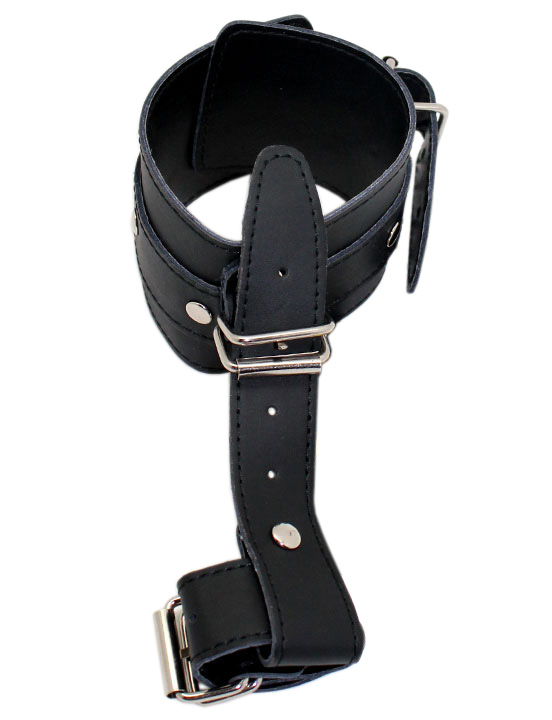 Манжета с фиксацией больших пальцев, чёрная