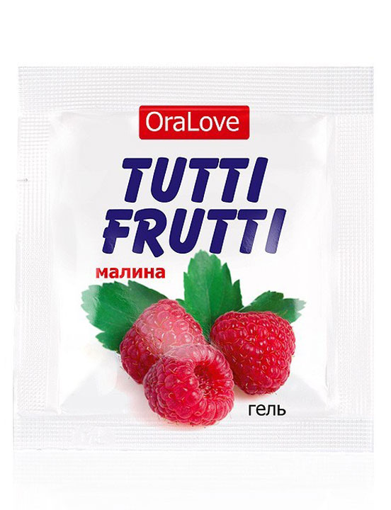 Гель-лубрикант «Tutti-Frutti Малина» 4 г