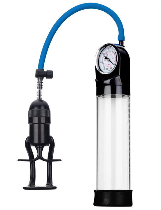 Помпа вакуумная Eroticon PUMP X5 с манометром, 70x200 мм