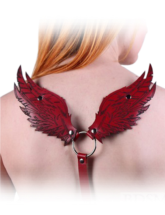 Портупея «Крылья», красная