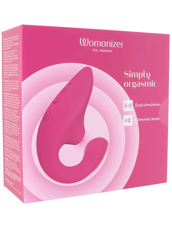 Клиторальный стимулятор Womanizer Blend, малиновый