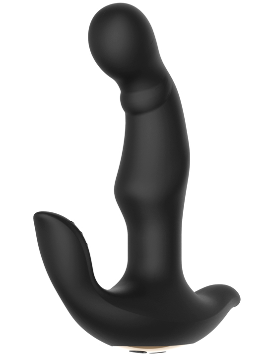 Вибратор Charles II вагинально-клиторальный, с пультом, силикон, 10 режимов, 45х165 мм