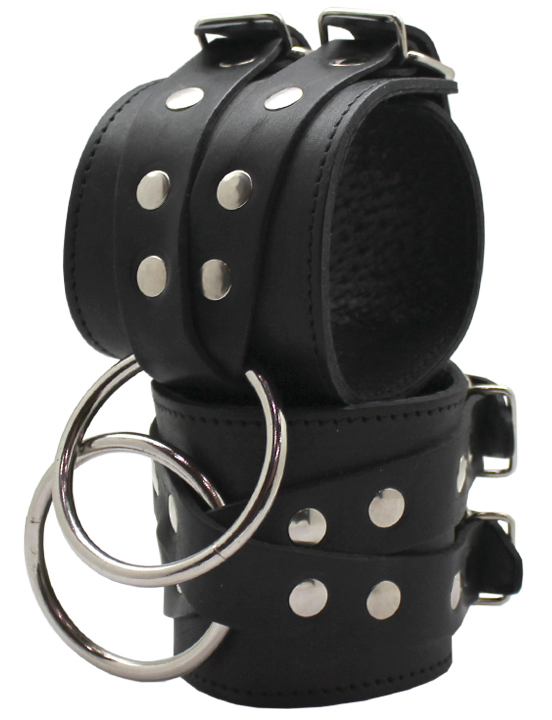 Наручники «крест», чёрный, размер универсальный