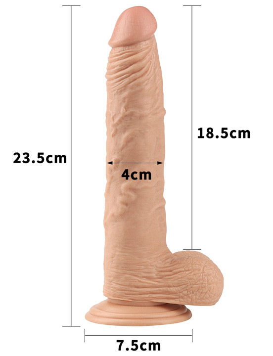 Фаллоимитатор Real Extreme, телесный, 38x240 мм