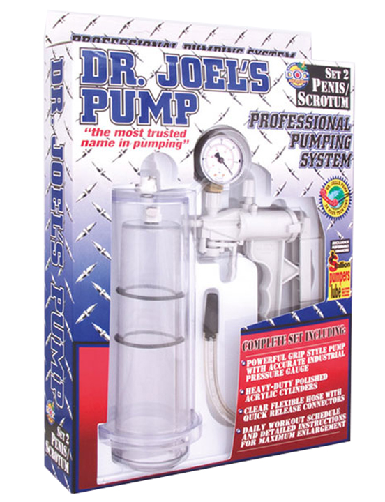 Помпа с манометром, 2 колбы, прозрачная