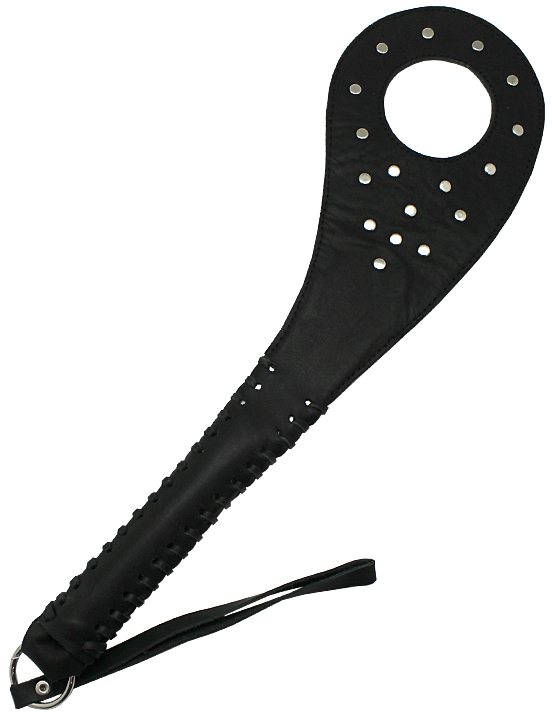 Хлопушка с металлической фурниторой, чёрная