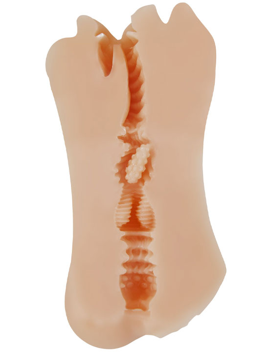 Мастурбатор Zoey ручной из серии Crazy Bull, двойной, 82x170 мм