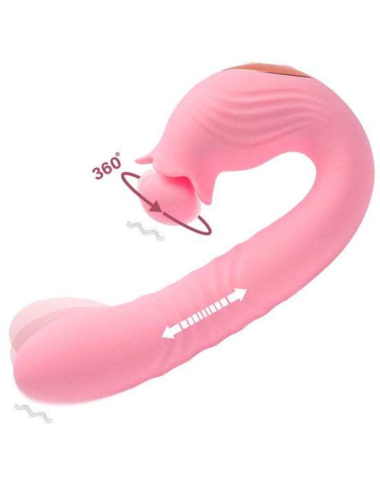 Вибратор Selove Campanula, розовый, 33х182 мм