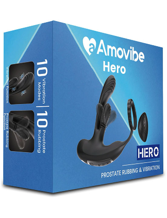 Инновационный масcажёр простаты HERO технологией массажа на 360 градусов