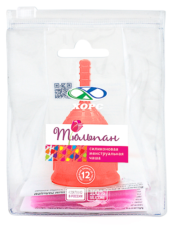 Менструальная чаша красная, L, 40 мл