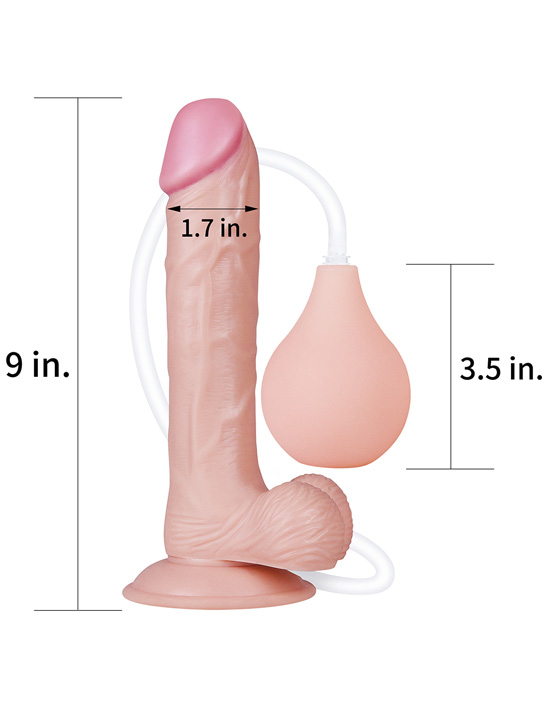 Фаллоимитатор Squirt Extreme 9", 44x230 мм