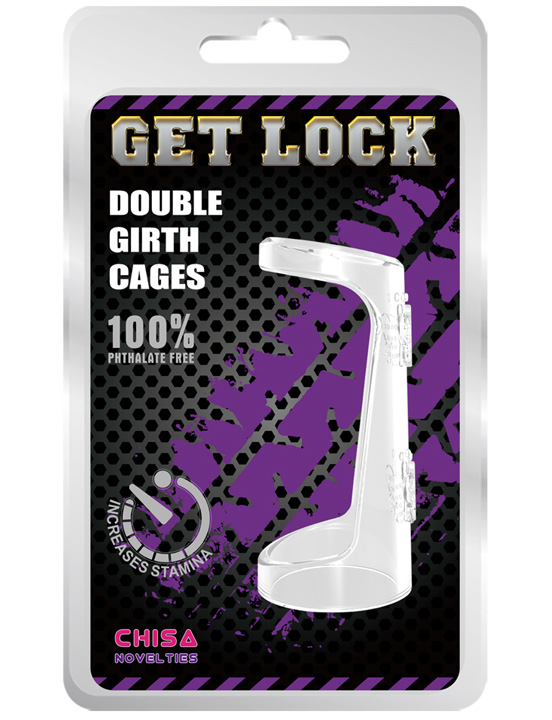 Насадка из двух эластичных колец, прозрачная, 35x76 мм