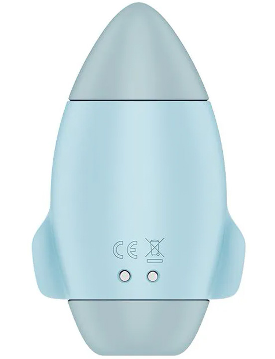 Вакуумно-волновой вибростимулятор Satisfyer Mission Control, голубой