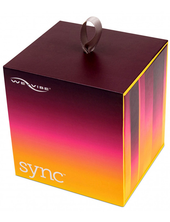 Электровибромассажёр We-Vibe Sync Fuchsia, с дистанционным управлением, фуксия