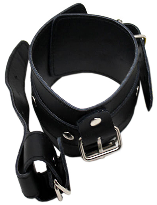 Манжета с фиксацией больших пальцев, чёрная