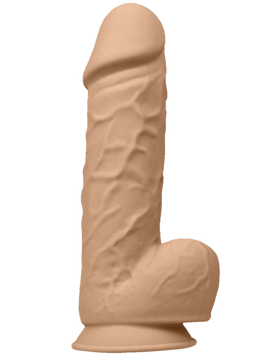 Фаллоимитатор SILEXD Model 1 Real Skin с мошонкой, 8,5", телесный