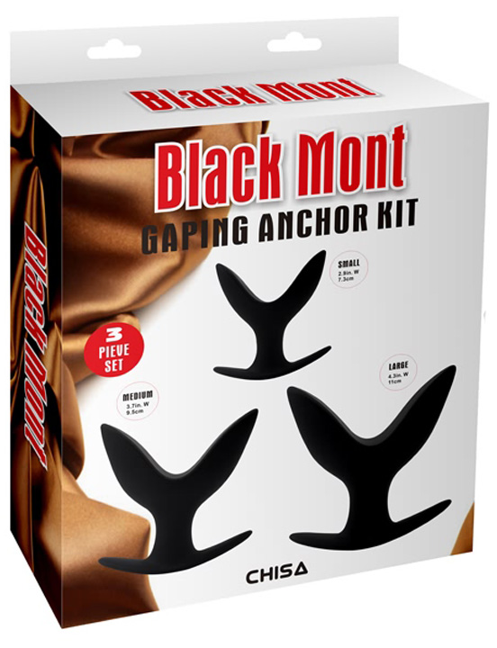 Набор анальных пробок с лепестками