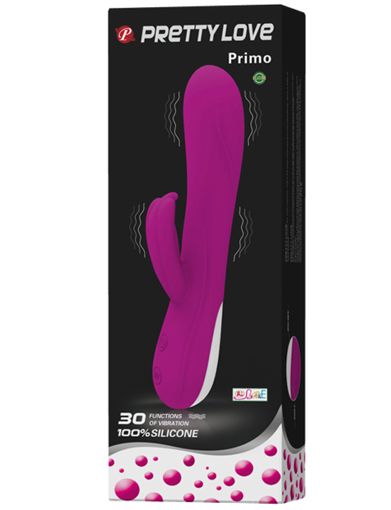 Вибратор-кролик PRIMO силиконовый, 30 режимов, водонепроницаемый