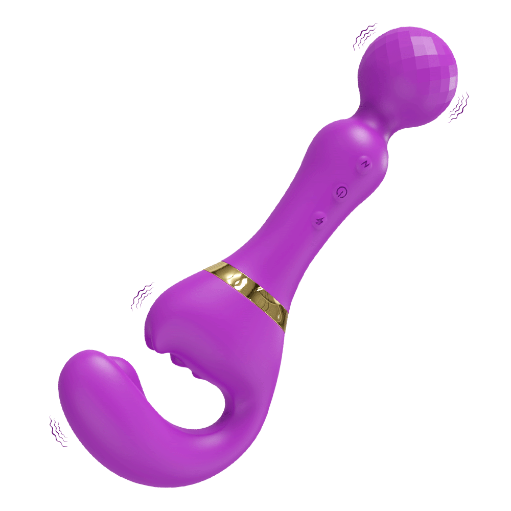 Вибратор Eroticon Duo, фиолетовый