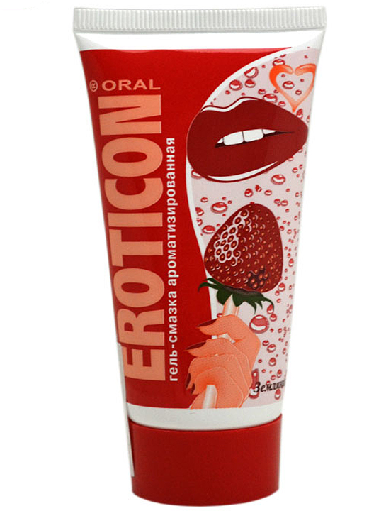 Гель-смазка Eroticon Fruit «Земляника» орально-вагинальная, 55 мл