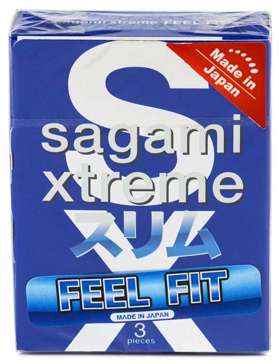 Презервативы Sagami Xtreme Feel Fit, 3 шт.