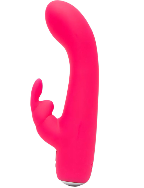 Минивибратор Happy Rabbit, розовый