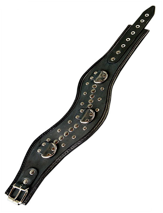 Ошейник фигурный, чёрный