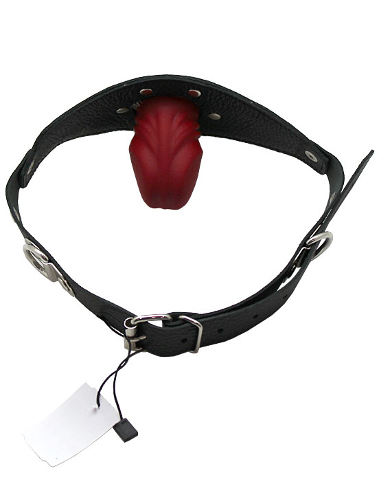 Кляп c фаллосом из натурального латекса