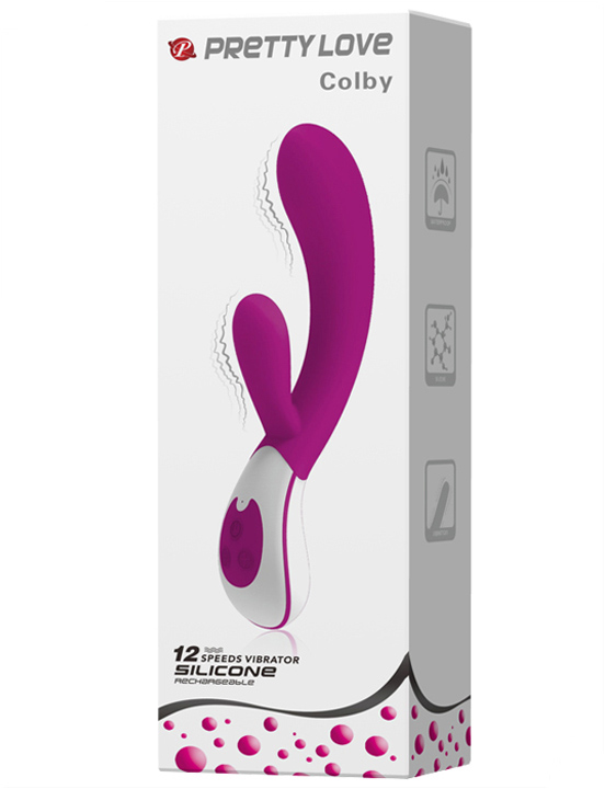 Вибратор COLBY, 12 видов вибрации, 35x215 мм