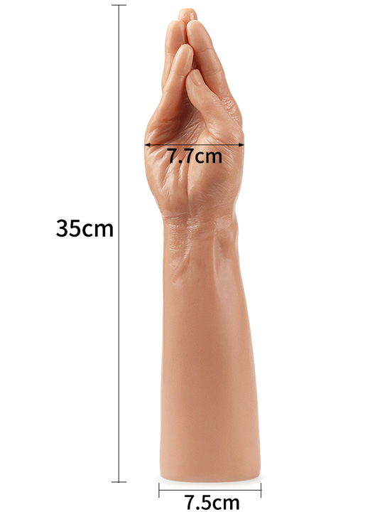 Рука для фистинга King Size Realistic Magic Hand, телесный, 8x36 см