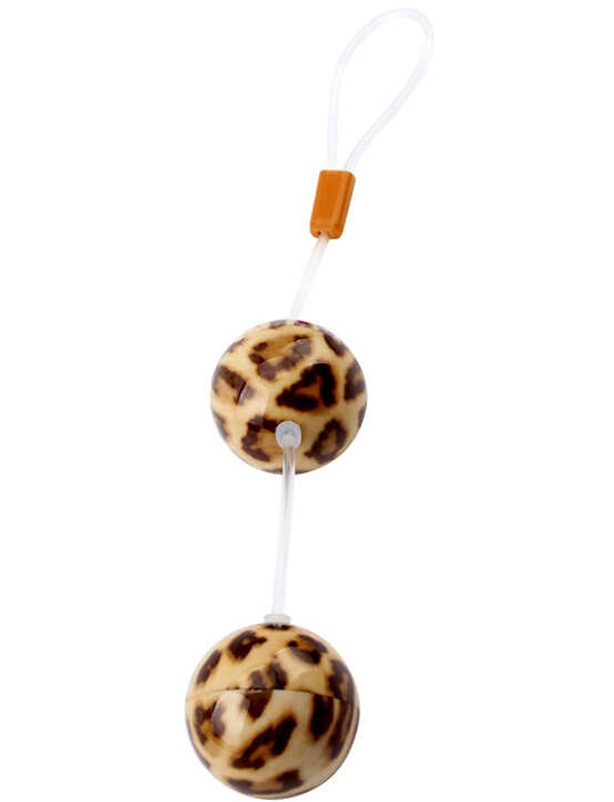 Вагинальные шарики Leopard Ball со смещённым центром тяжести