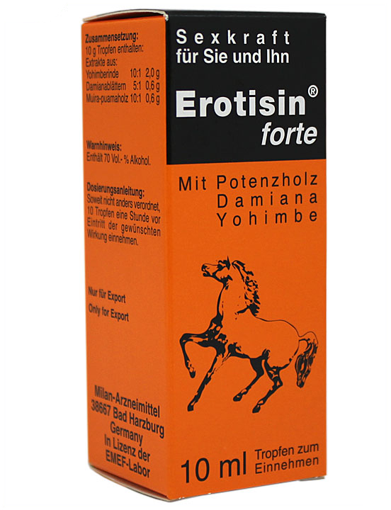 «Эротизин Флюид Форте», Erotisin Fluid Forte, капли, 10 мл