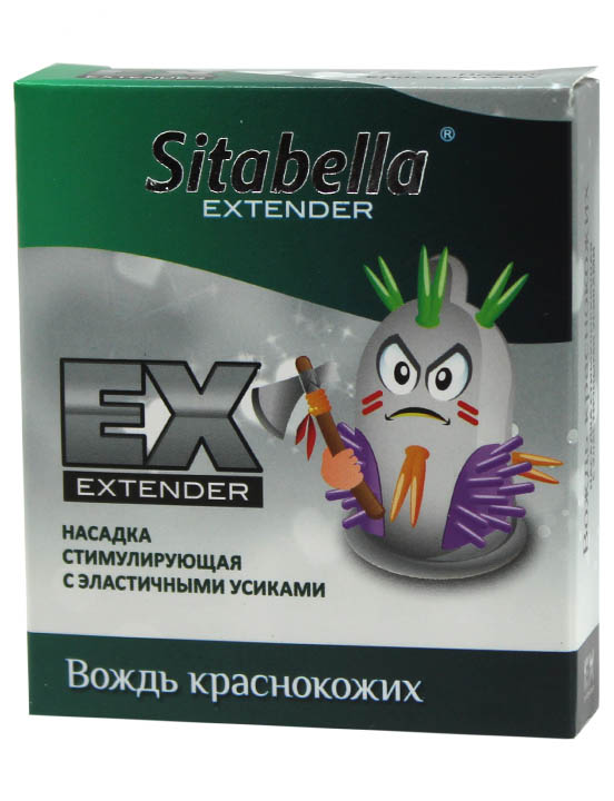 Насадка стимулирующая Extender «Вождь краснокожих» с эластичными усиками