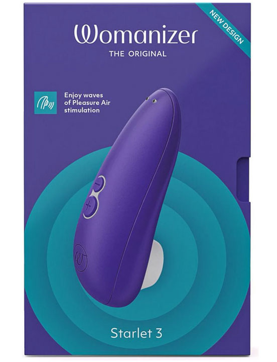 Стимулятор клитора Womanizer Starlet 3, индиго