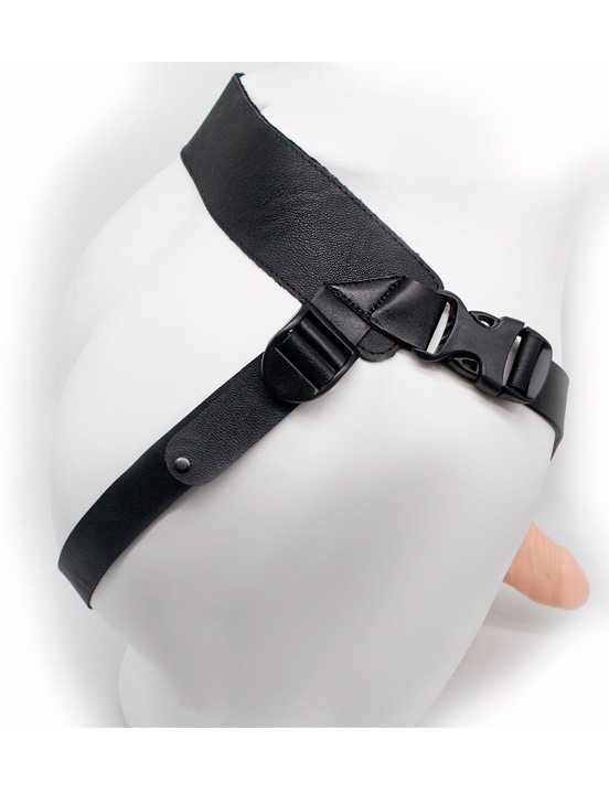 Фаллоимитатор поясной пустотелый с бандажом